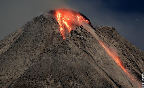 photo of Mount Merapi